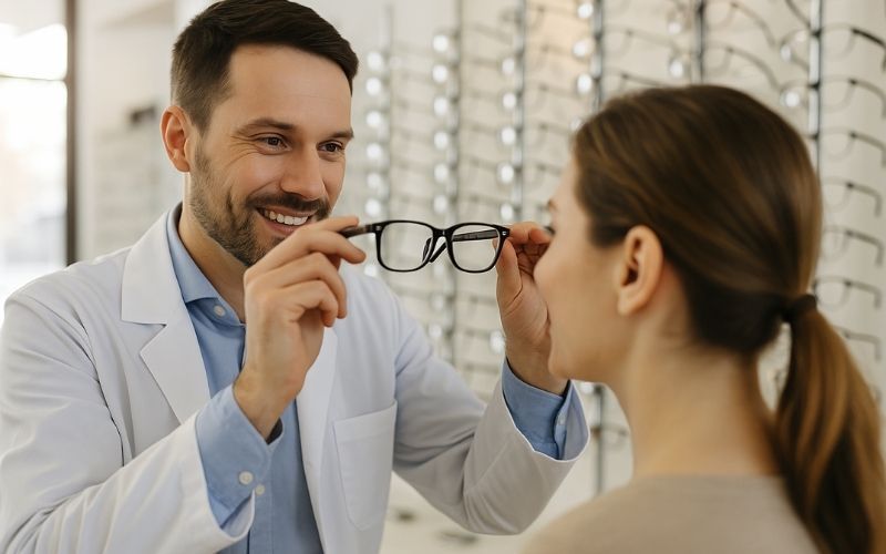 een dag uit het leven van een opticien